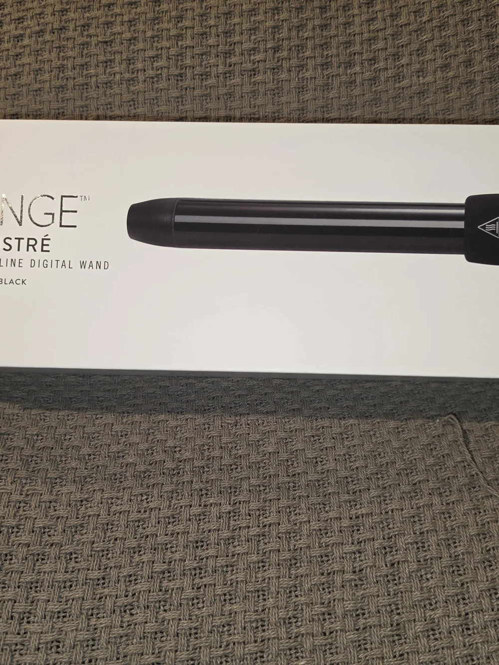 L'ANGE Black Tourmaline Digital Curling Wand